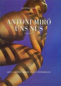 UNS NUS "VIVACE" / Antoni Miró ; Antoni Gascó | Biblioteca Virtual Miguel de Cervantes