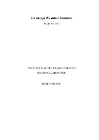 La monja del amor humano : traducción madrileña del siglo XVI / Diego San José | Biblioteca Virtual Miguel de Cervantes