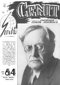 Cenit : Revista de Sociología, Ciencia y Literatura. Año VI, núm. 64, abril 1956 | Biblioteca Virtual Miguel de Cervantes