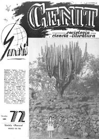 Cenit : Revista de Sociología, Ciencia y Literatura. Año VI, núm. 72, diciembre 1956 | Biblioteca Virtual Miguel de Cervantes