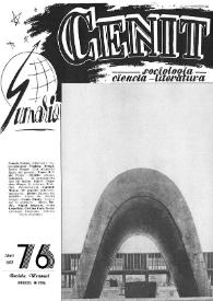 Cenit : Revista de Sociología, Ciencia y Literatura. Año VII, núm. 76, abril 1957 | Biblioteca Virtual Miguel de Cervantes