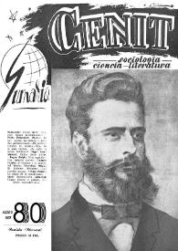 Cenit : Revista de Sociología, Ciencia y Literatura. Año VII, núm. 80, agosto 1957 | Biblioteca Virtual Miguel de Cervantes