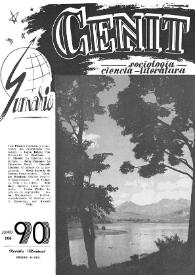 Cenit : Revista de Sociología, Ciencia y Literatura. Año VIII, núm. 90, junio 1958 | Biblioteca Virtual Miguel de Cervantes