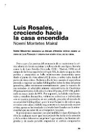 Luis Rosales, creciendo hacia "La casa encendida" / Noemí Montetes Mairal | Biblioteca Virtual Miguel de Cervantes