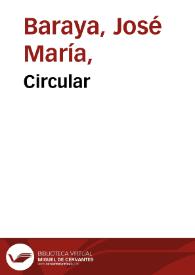 Circular | Biblioteca Virtual Miguel de Cervantes