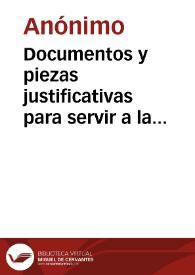 Documentos y piezas justificativas para servir a la historia de la Conspiración del veinte y cinco de setiembre de 1828: tomo primero | Biblioteca Virtual Miguel de Cervantes