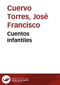 Cuentos infantiles | Biblioteca Virtual Miguel de Cervantes