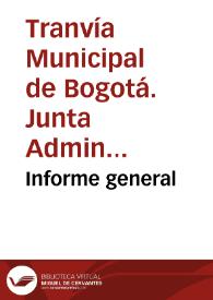 Informe general | Biblioteca Virtual Miguel de Cervantes