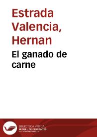 El ganado de carne | Biblioteca Virtual Miguel de Cervantes