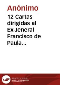 12 Cartas dirigidas al Ex-Jeneral Francisco de Paula Santander por Los Cin-cuenta | Biblioteca Virtual Miguel de Cervantes