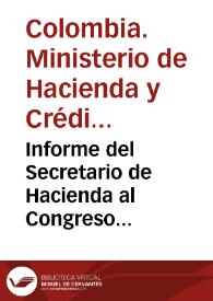 Informe del Secretario de Hacienda al Congreso Constitucional de 1849 | Biblioteca Virtual Miguel de Cervantes