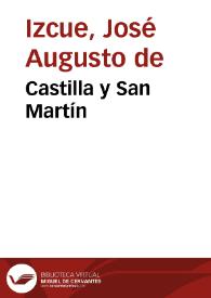 Castilla y San Martín | Biblioteca Virtual Miguel de Cervantes