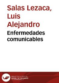 Enfermedades comunicables | Biblioteca Virtual Miguel de Cervantes