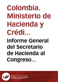 Informe General del Secretario de Hacienda al Congreso de 1846 | Biblioteca Virtual Miguel de Cervantes