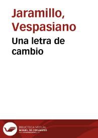 Una letra de cambio | Biblioteca Virtual Miguel de Cervantes