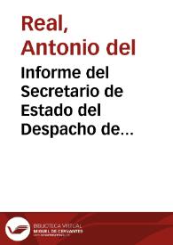 Informe del Secretario de Estado del Despacho de Gobierno de la Nueva Granada al Congreso Constitucional de 1854 | Biblioteca Virtual Miguel de Cervantes