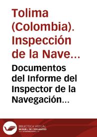 Documentos del Informe del Inspector de la Navegación Fluvial | Biblioteca Virtual Miguel de Cervantes