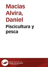 Piscicultura y pesca | Biblioteca Virtual Miguel de Cervantes