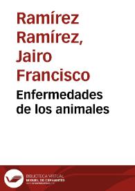 Enfermedades de los animales | Biblioteca Virtual Miguel de Cervantes