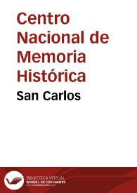 San Carlos | Biblioteca Virtual Miguel de Cervantes