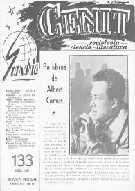 Cenit : Revista de Sociología, Ciencia y Literatura. Año XII, núm. 133, enero 1962 | Biblioteca Virtual Miguel de Cervantes