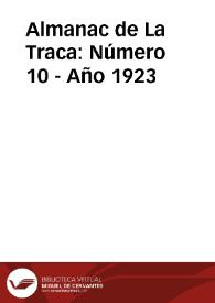 Almanac de La Traca: Número 10 - Año 1923 | Biblioteca Virtual Miguel de Cervantes