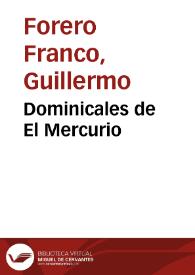 Dominicales de El Mercurio | Biblioteca Virtual Miguel de Cervantes