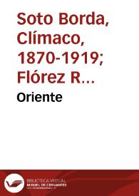 Oriente | Biblioteca Virtual Miguel de Cervantes