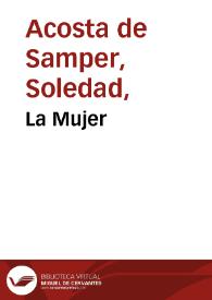 La Mujer | Biblioteca Virtual Miguel de Cervantes