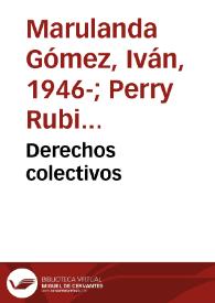 Derechos colectivos | Biblioteca Virtual Miguel de Cervantes