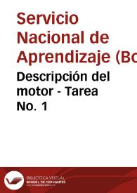 Descripción del motor - Tarea No. 1 | Biblioteca Virtual Miguel de Cervantes