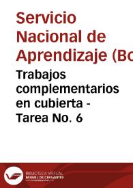 Trabajos complementarios en cubierta - Tarea No. 6 | Biblioteca Virtual Miguel de Cervantes