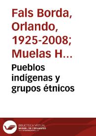 Pueblos indígenas y grupos étnicos | Biblioteca Virtual Miguel de Cervantes