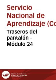 Traseros del pantalón - Módulo 24 | Biblioteca Virtual Miguel de Cervantes