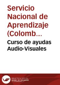 Curso de ayudas Audio-Visuales | Biblioteca Virtual Miguel de Cervantes