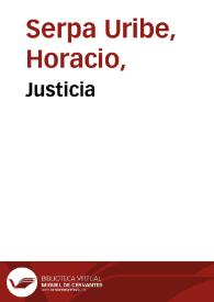 Justicia | Biblioteca Virtual Miguel de Cervantes