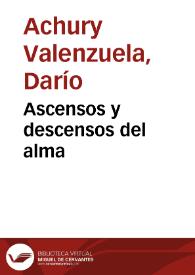 Ascensos y descensos del alma | Biblioteca Virtual Miguel de Cervantes