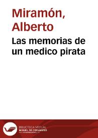 Las memorias de un medico pirata | Biblioteca Virtual Miguel de Cervantes