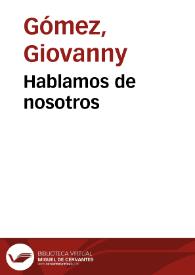 Hablamos de nosotros | Biblioteca Virtual Miguel de Cervantes