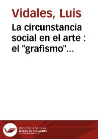 La circunstancia social en el arte : el "grafismo" social en el arte románico. Primera parte | Biblioteca Virtual Miguel de Cervantes