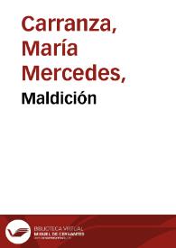 Maldición | Biblioteca Virtual Miguel de Cervantes