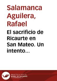 El sacrificio de Ricaurte en San Mateo. Un intento para explicar la versión del Diario de Bucaramanga | Biblioteca Virtual Miguel de Cervantes