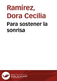 Para sostener la sonrisa | Biblioteca Virtual Miguel de Cervantes