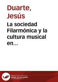 La sociedad Filarmónica y la cultura musical en Santafé a mediados del siglo XIX | Biblioteca Virtual Miguel de Cervantes