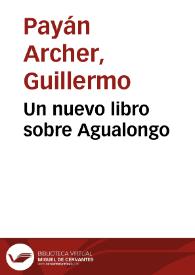 Un nuevo libro sobre Agualongo | Biblioteca Virtual Miguel de Cervantes