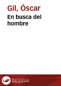 En busca del hombre | Biblioteca Virtual Miguel de Cervantes