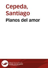 Planos del amor | Biblioteca Virtual Miguel de Cervantes