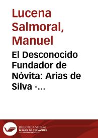 El Desconocido Fundador de Nóvita: Arias de Silva - 1601 | Biblioteca Virtual Miguel de Cervantes