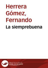 La siemprebuena | Biblioteca Virtual Miguel de Cervantes