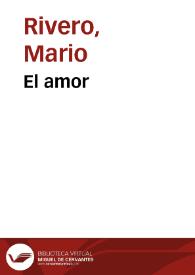 El amor | Biblioteca Virtual Miguel de Cervantes